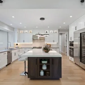 Finished kitchen remodel detail